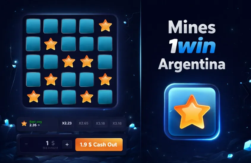 Mines de 1win Argentina: qué es y cómo jugar