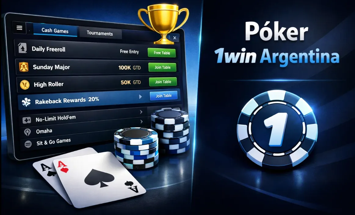 Formatos de Póker en 1win Argentina y Cómo Empezar