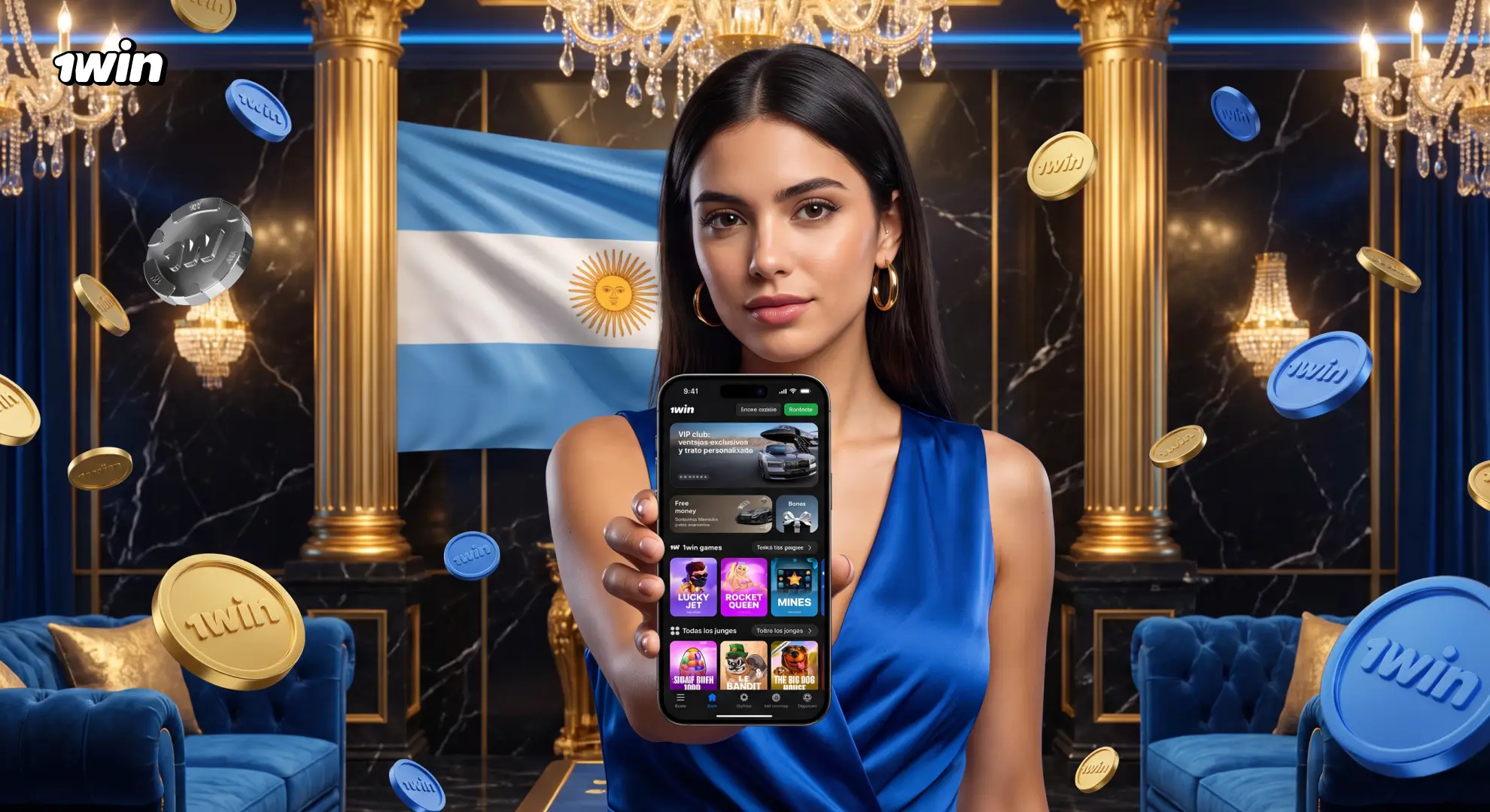 Aplicación móvil de 1win Argentina